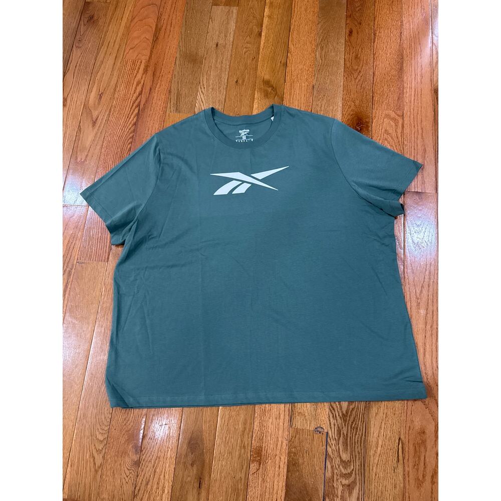 Women's Reebok Identity Big Logo Green T-Shirt - Plus Size 4XL  (26-28W)